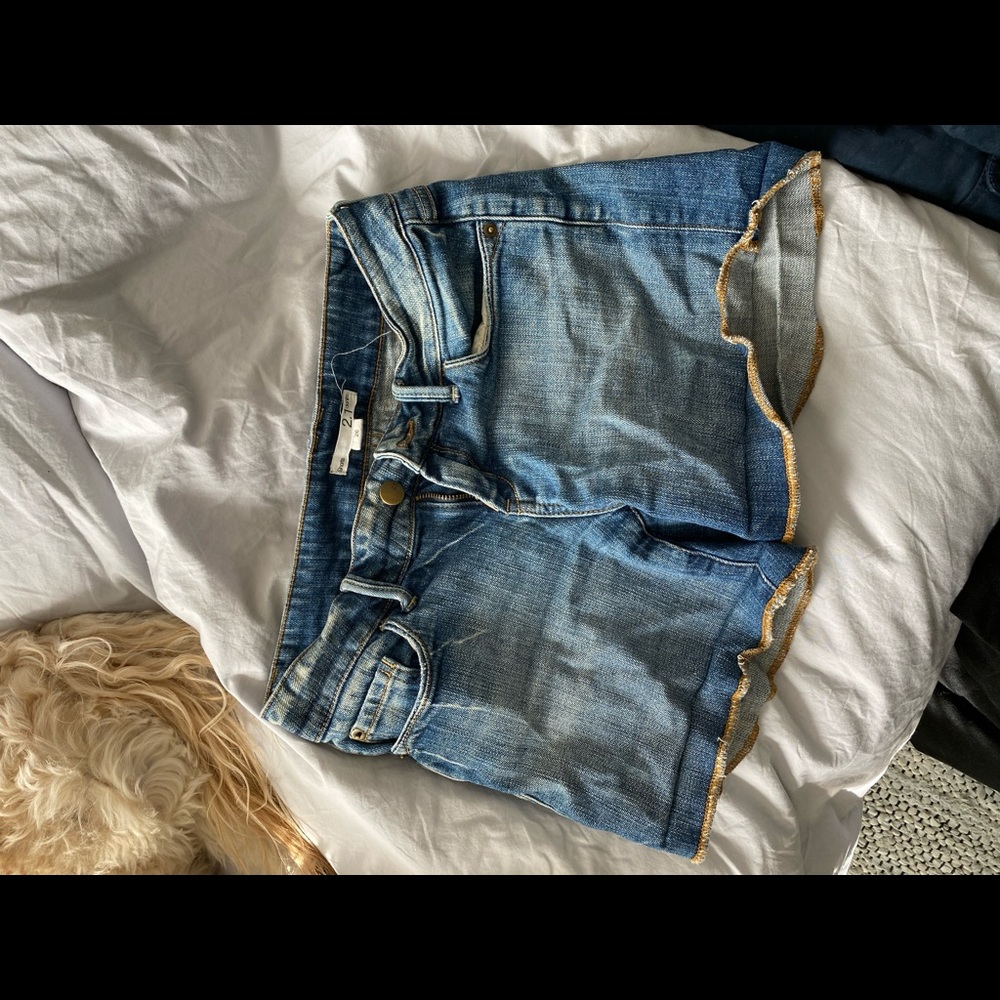 Denim shorts